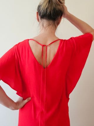 Vestido rojo mini talla XS-S