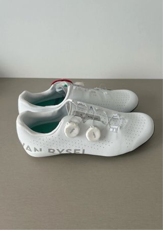 Zapatillas ciclismo Van Rysel RCR-R Blancas T43