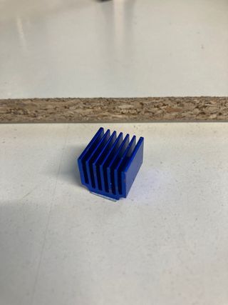 Disipadores de calor azules para impresora 3D