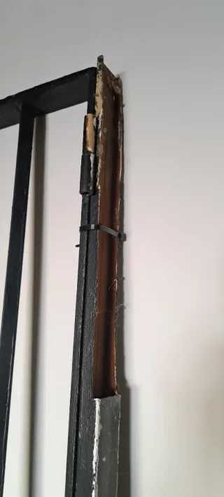 Puerta reja forja 208x73 cm