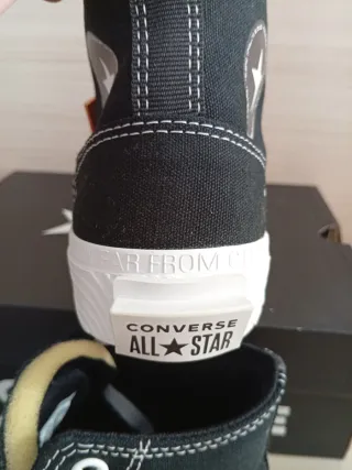 Converse n.37 nere e bianche nuove originali