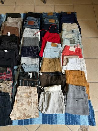 Lote Tejanos/Pantalones/Bermudas Hombre Talla M