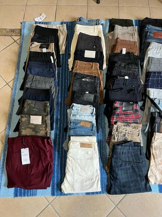 Lote Tejanos/Pantalones/Bermudas Hombre Talla M