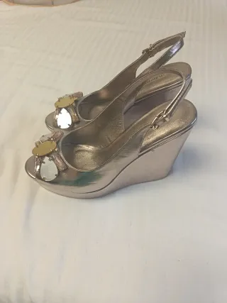 Sandalias Luciano Barrachini pedrería Talla 36