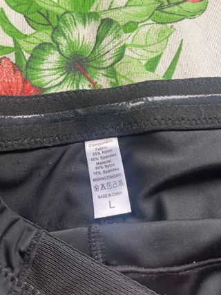 Faja colombiana de pierna negra con pushup trasero