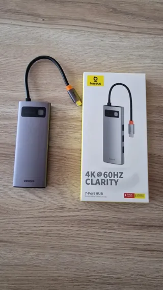 Adaptador Hub USB C HDMI 7 en 1 Baseus