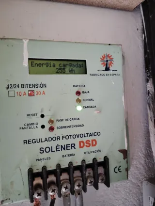 Regulador Fotovoltaico Soléner DSD 12/24V