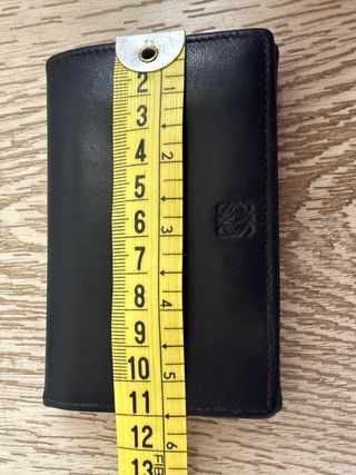 Tarjetero Loewe Negro Piel