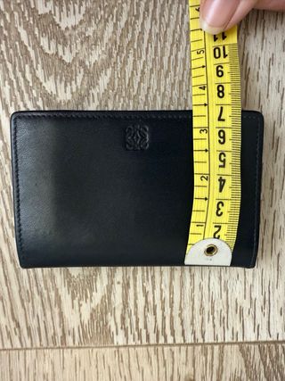 Tarjetero Loewe Negro Piel