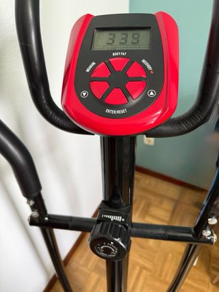 Bicicleta Elíptica Negra/blanca/roja