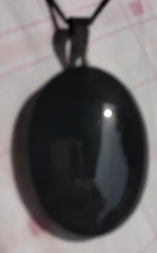 Lote Collares obsidiana-amatista-colgante plata