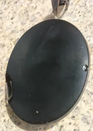 Lote Collares obsidiana-amatista-colgante plata