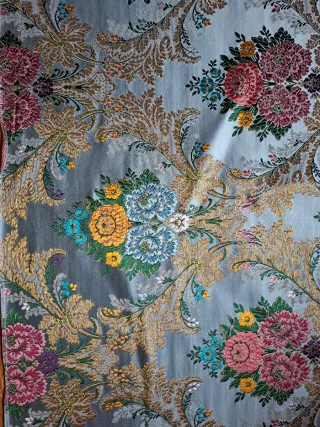 Tela bordada seda 70x45cm