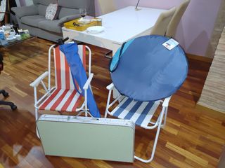 Paravientos playa Crivit Pop-Up (Carpa Playa)