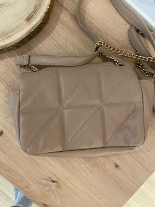 Bolso marrón dorado pequeño