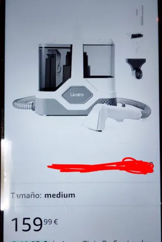 Aspiradora agua para tapicería y alfombras