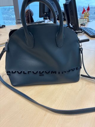 Bolso Adolfo Domínguez Azul Teal