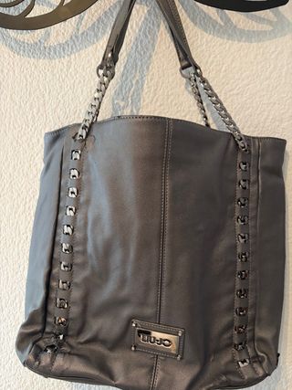 Borsa Liu Jo in pelle argento