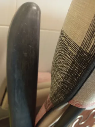 Tumbona plegable tela y metal