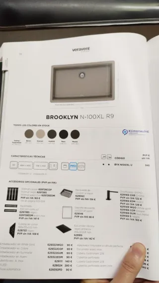 Fregadero Cocina SHOCK Negro