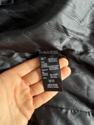 Chaleco Karl Lagerfeld Negro - Talla M