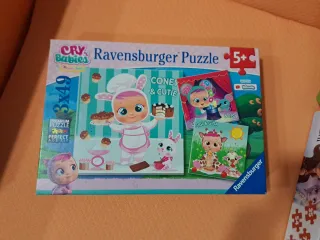 Lote Puzzles Ravensburger, Trefl y Juego Educativo