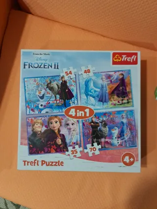 Lote Puzzles Ravensburger, Trefl y Juego Educativo