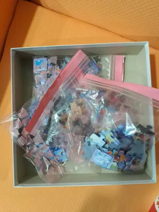 Lote Puzzles Ravensburger, Trefl y Juego Educativo