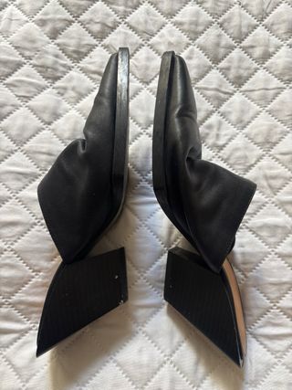Mules Zara tacón Talla 36
