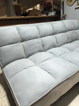 Sofá Cama Click Clack Gris Moderno