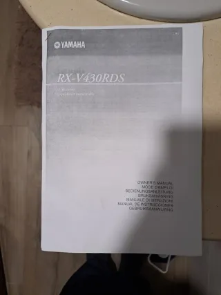 Home cinema Yamaha RX-430 ,RDS,RECEPTOR  ,AV, Y AU