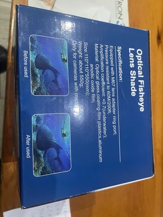 Lente Cámara Submarina Nueva Caja