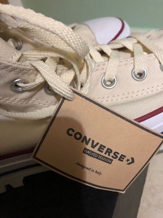 Converse All Star invernali beige 44 nuove