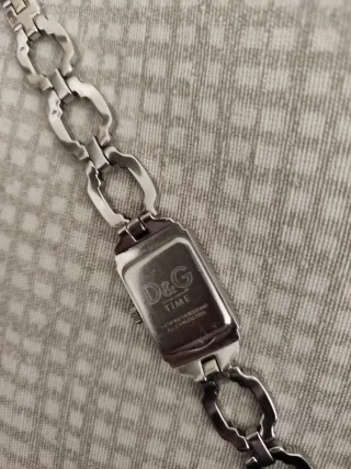 Reloj D&G Plata y Blanco