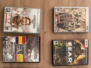 Pack 10 Juegos PC: FEAR, SimCity 4, Sparta...
