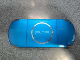 Consola Sony PSP AZUL bibrante + 4 Juegos