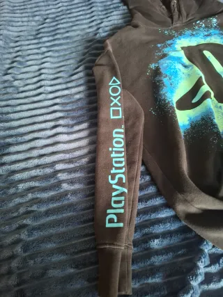Sudadera PlayStation Negra Logo PS