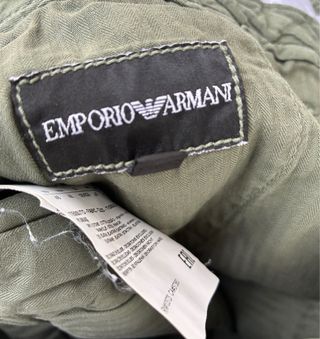 Pantalón Chino Verde Emporio Armani