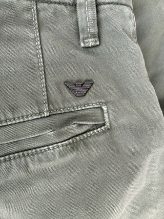 Pantalón Chino Verde Emporio Armani