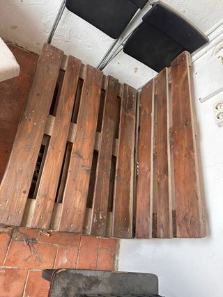 Sofá y mesa de palets