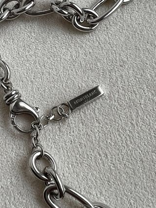 COLLAR MONTBLANC STAR PLATA Y NÁCAR