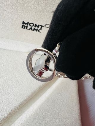 COLLAR MONTBLANC STAR PLATA Y NÁCAR