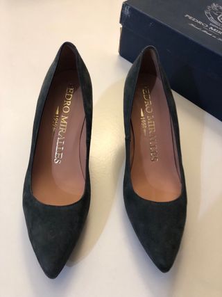 Zapatos de fiesta Pedro Miralles antracita gris