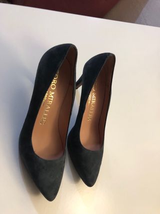 Zapatos de fiesta Pedro Miralles antracita gris