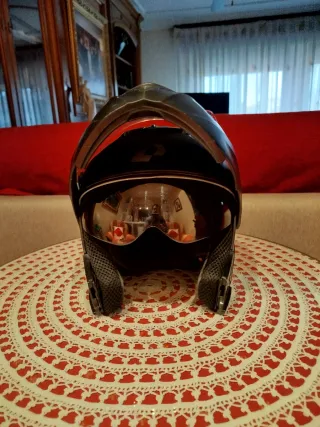 Casco moto modular talla M poco uso + pant regalo