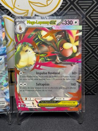 Cartas Pokémon Mega-Lopunny EX y Empoleon EX.