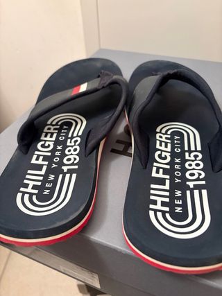 Infradito Tommy Hilfiger Uomo Blu e Rosse