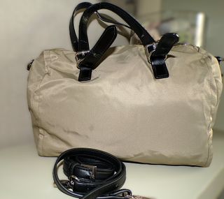 Bolso Bimba y Lola Beige y Plateado