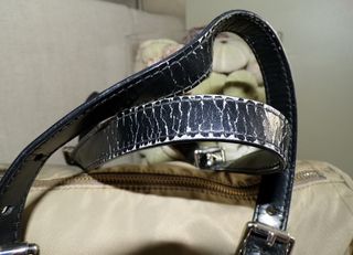 Bolso Bimba y Lola Beige y Plateado