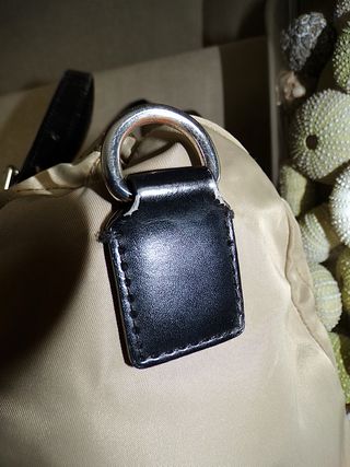 Bolso Bimba y Lola Beige y Plateado